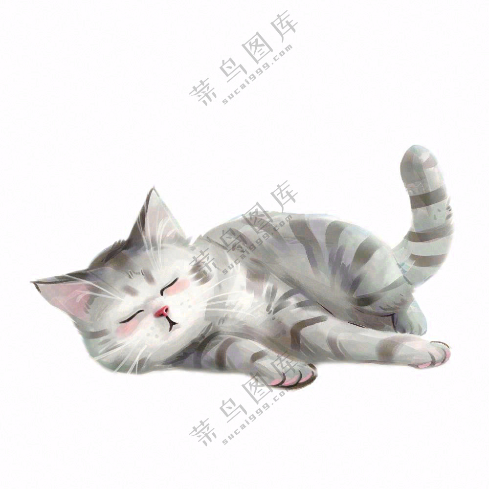 萌宠宠物卡通小猫可爱免抠