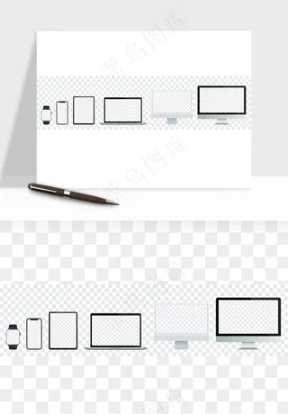 电脑科技产品png免抠