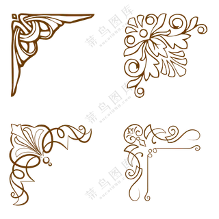 花纹边角框 (5)