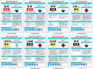 危险化学品安全标识牌安全石油醚