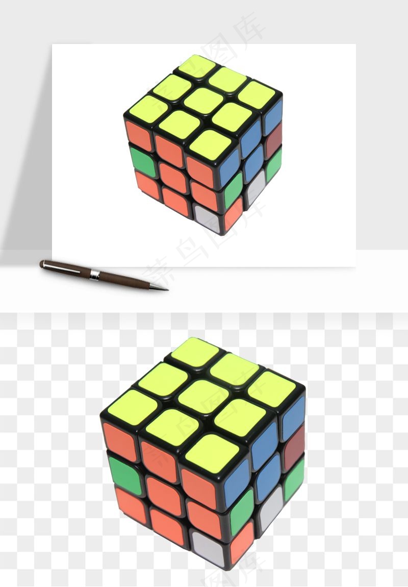 游戏魔方玩具png免抠
