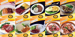 烧腊饭 蒸饭 排骨蒸饭 白切鸡饭