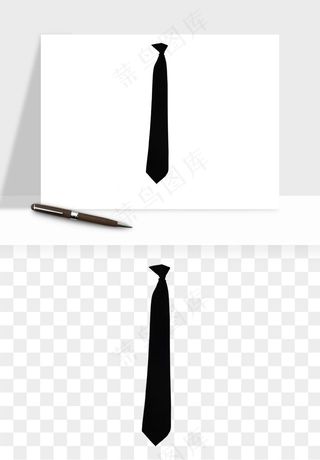 卡通领带png免抠