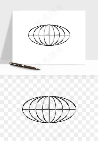 立体潮流金属质感小装饰png免抠