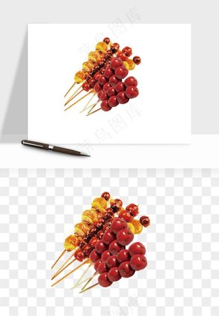 冰糖葫芦png免抠