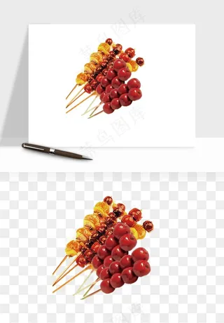 冰糖葫芦png免抠