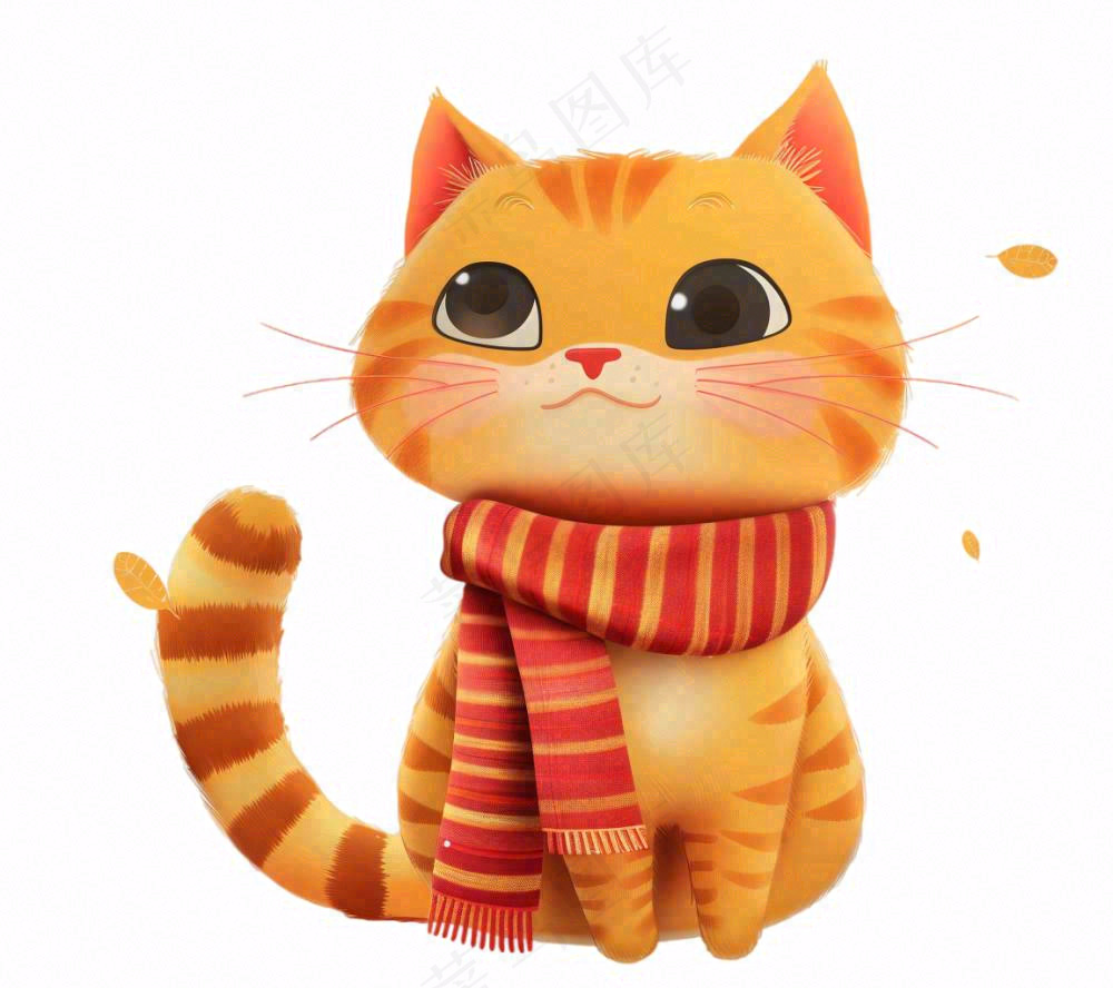 小猫猫咪宠物动物卡通插画免抠