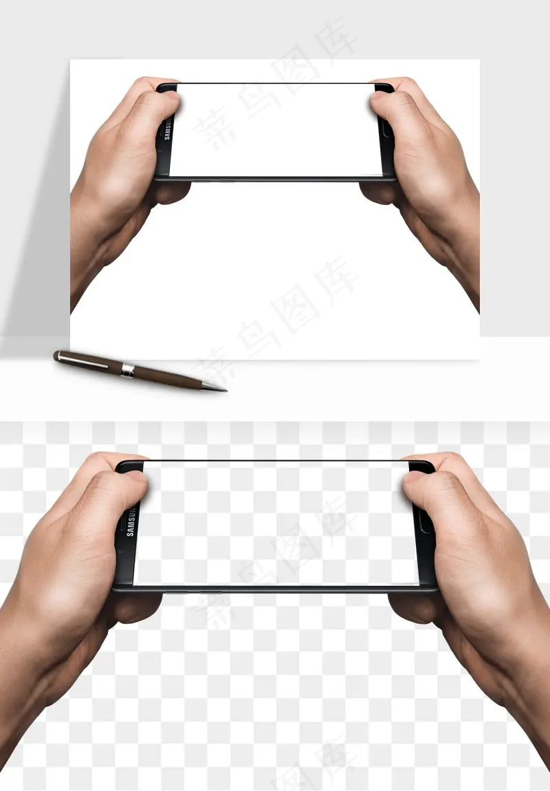 手拿手机素材png免抠