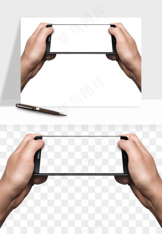 手拿手机素材png免抠