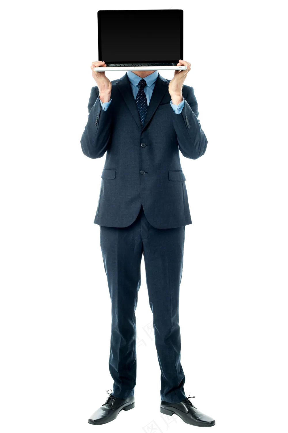png免抠计算机笔记本人物