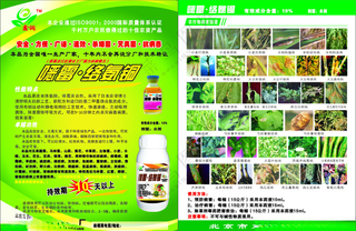 农药宣传页菌毒矢量