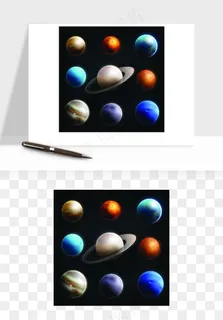 宇宙太空行星矢量png免抠