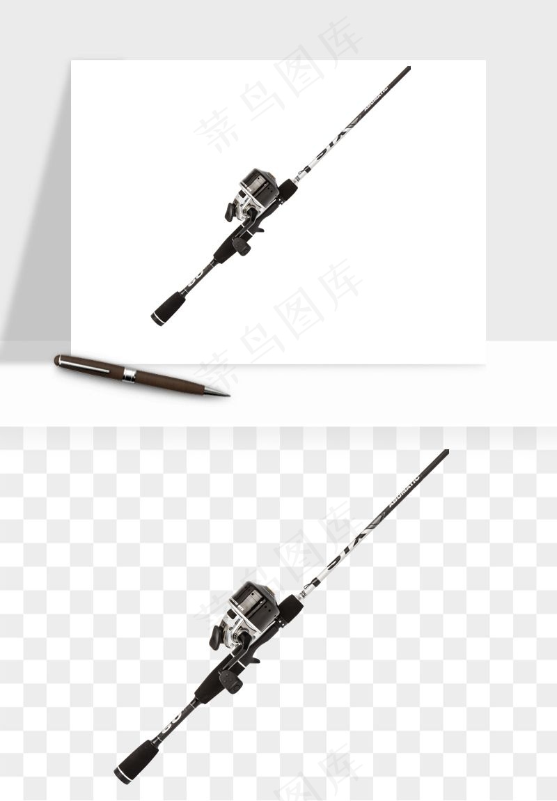 钓鱼竿png免抠