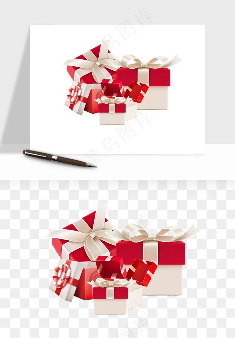 礼盒礼物png免抠