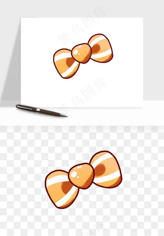 蝴蝶结西装领结png免抠