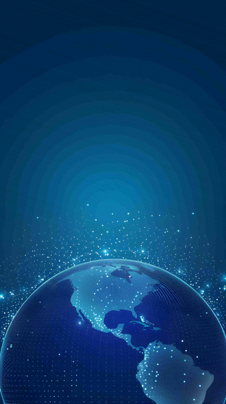 深蓝色科技背景