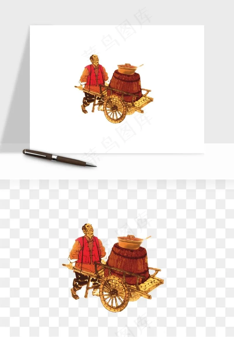 酒坛酒瓶酿酒酒缸png免抠