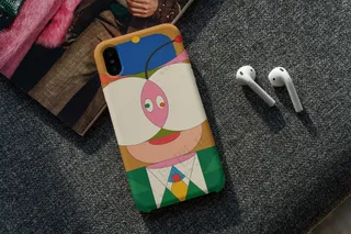 iPhoneX文创手机壳样机手机壳印花贴图样机-1