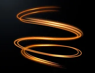 旋转的光影素材