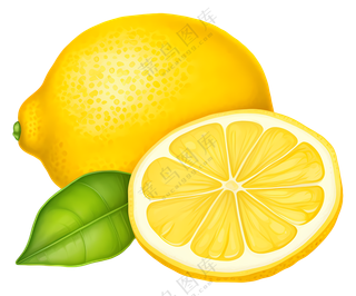 柠檬水果元素