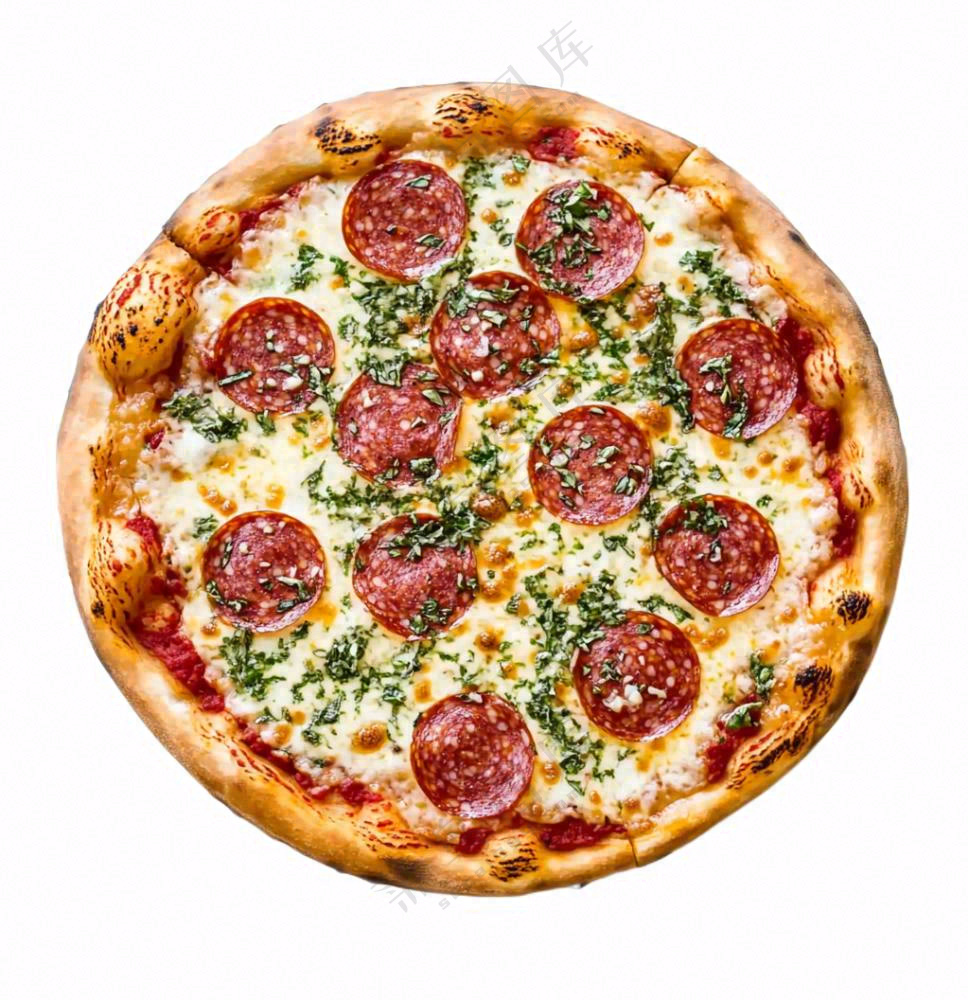 美味的披萨美食摄影图免抠