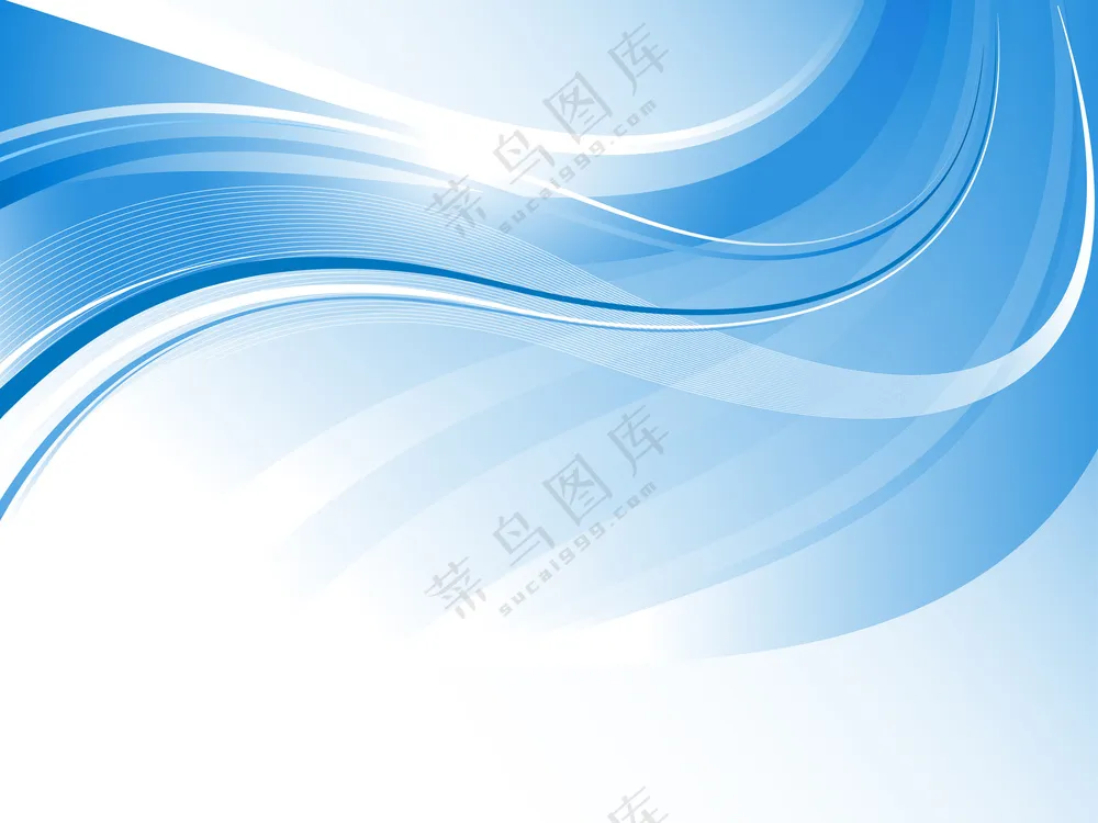 蓝色动感线条素材 