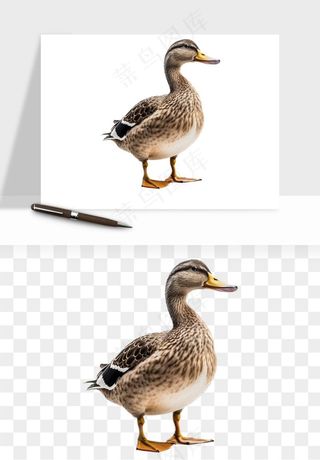 鸭子小鸭png免抠