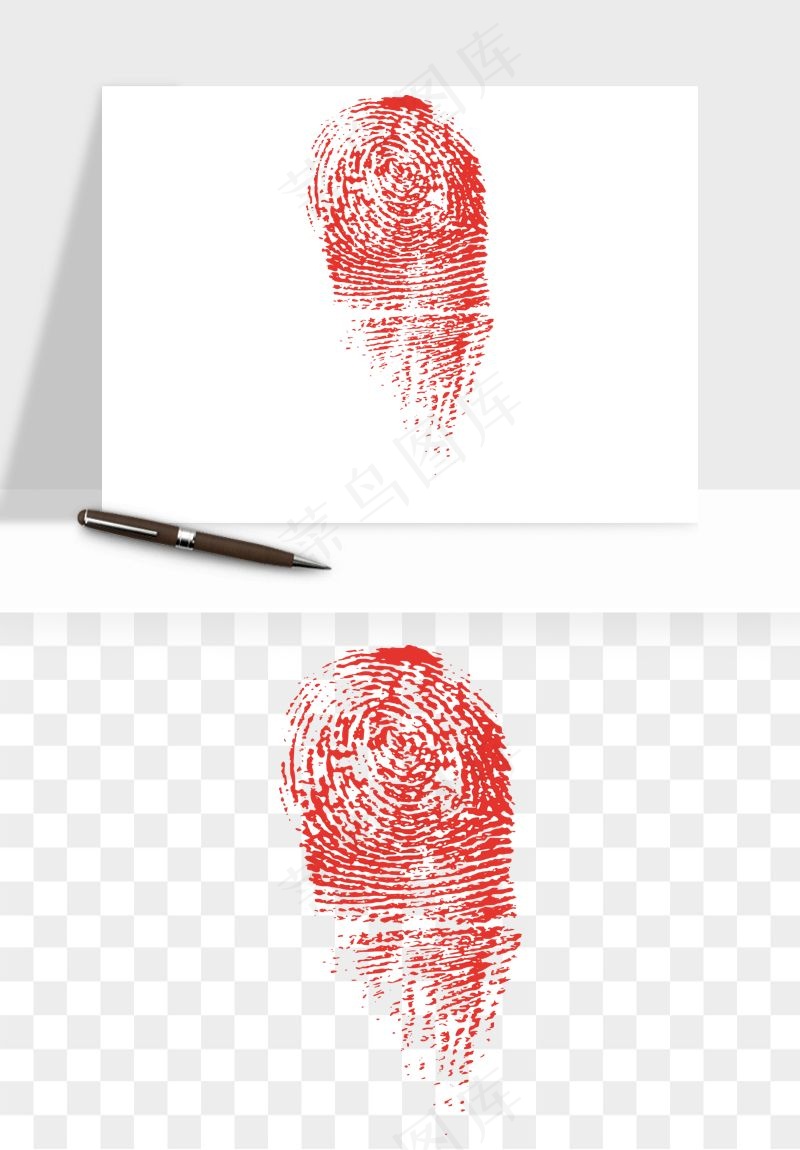 指纹手指纹路png免抠