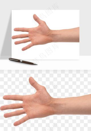 手势手部动作手指png免抠