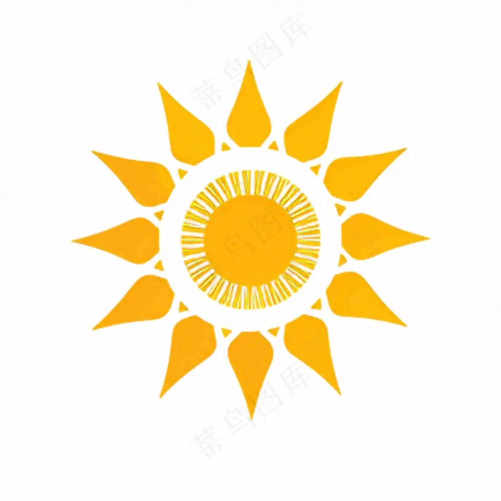 太阳天气卡通免抠