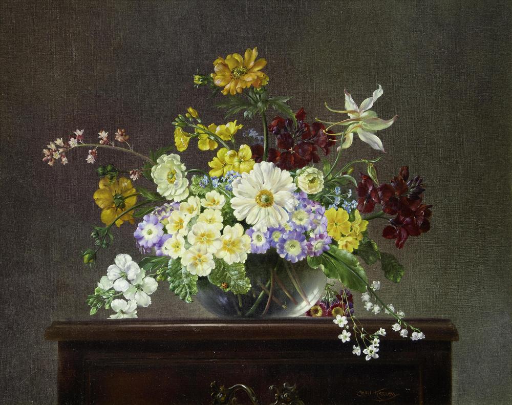 花卉静物油画