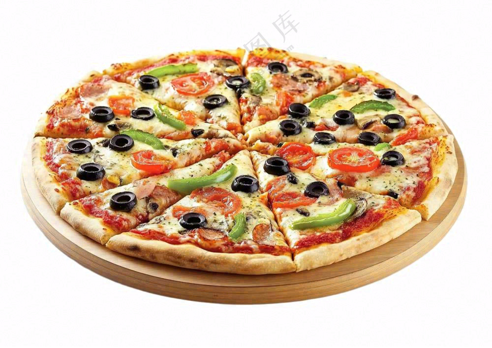 美味的披萨美食摄影图免抠