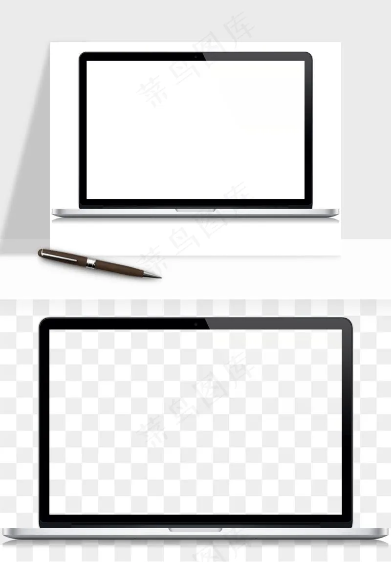 电脑笔记本平板png免抠