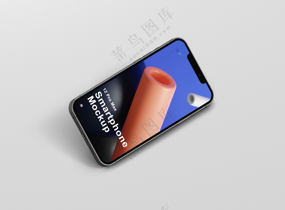 12多角度iphone12苹果手机样机多媒体UI界面APP作品展示模板
