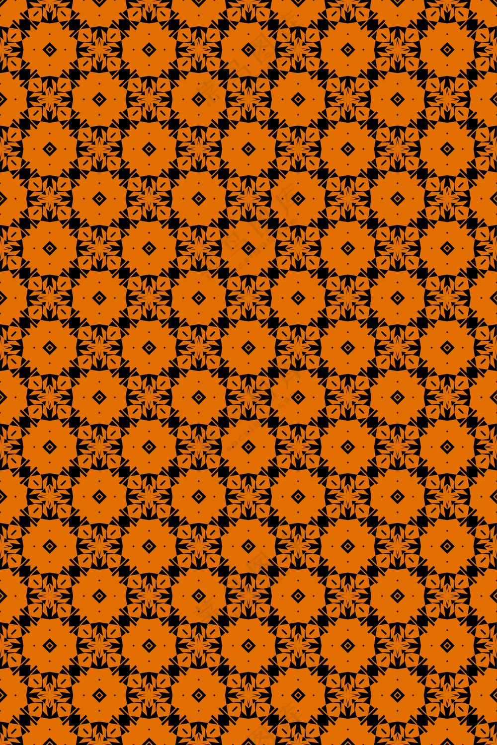 大牌风无缝复古花纹设计