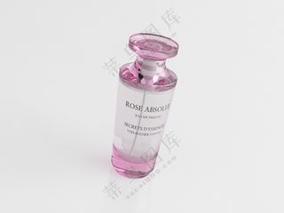 C4D香水化妆品瓶子产品包装玻璃瓶3D模型 fbx/obj -02