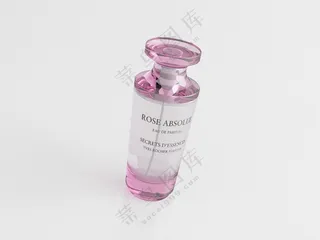 C4D香水化妆品瓶子产品包装玻璃瓶3D模型 fbx/obj -02