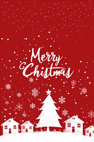 圣诞节卡通插画背景