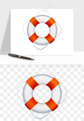 游泳圈png免抠