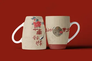 文创陶瓷杯 马克杯样机