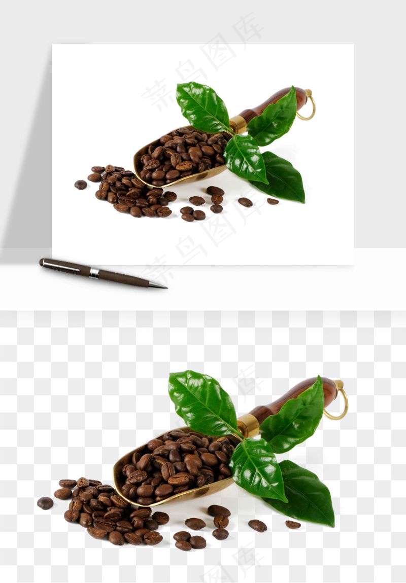 咖啡豆png免抠