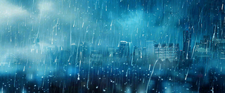 暴雨预警暴雪预警通知公告背景