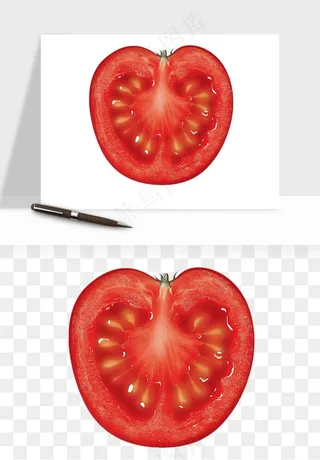 西红柿番茄圣女果png免抠