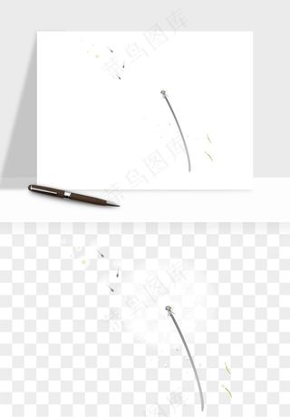 唯美蒲公英种子png免抠