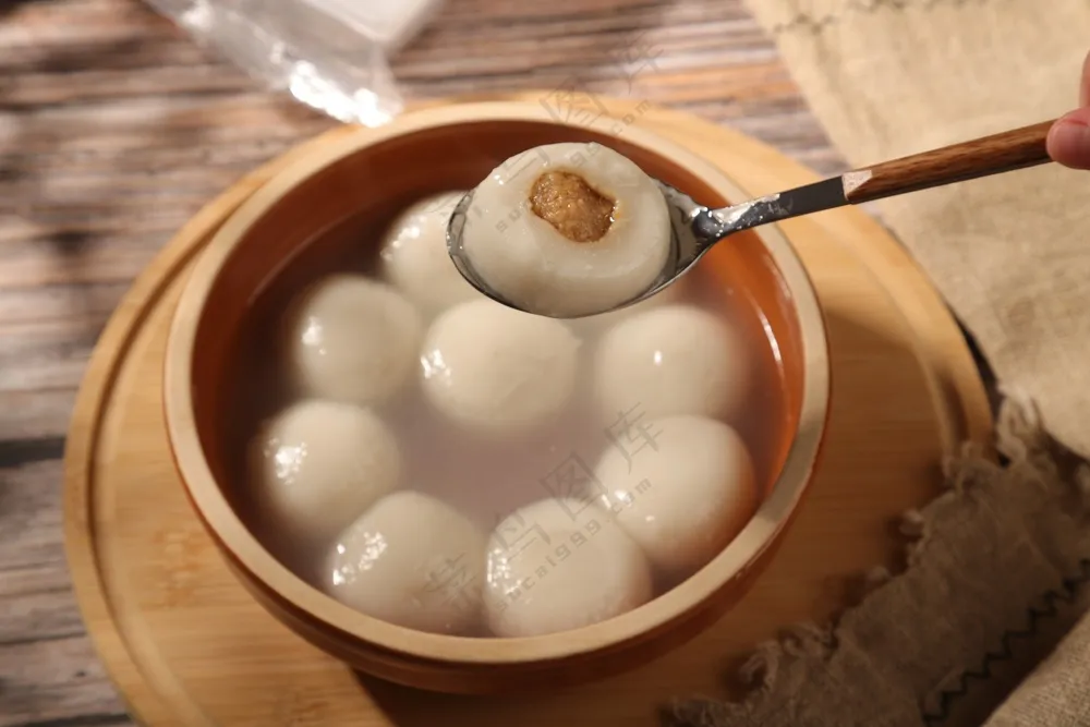 元月十五元宵节汤圆图片