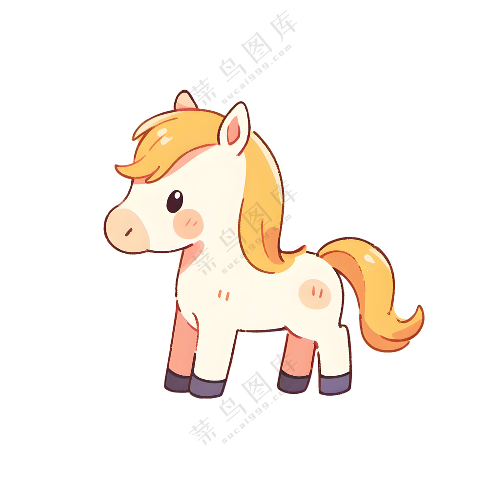 小马卡通图案