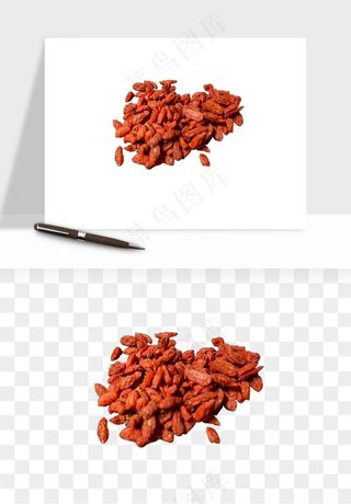 枸杞养生中药png免抠