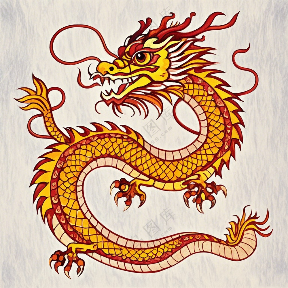 中国龙矢量图