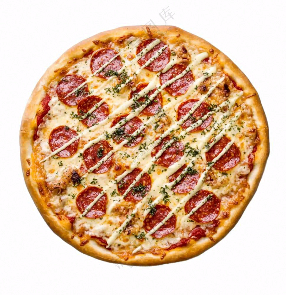 美味的披萨美食摄影图免抠