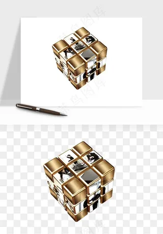 游戏魔方玩具png免抠